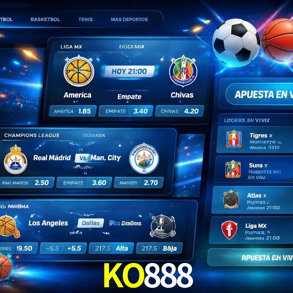 Mercados de apuestas deportivas KO888 para jugadores en México
